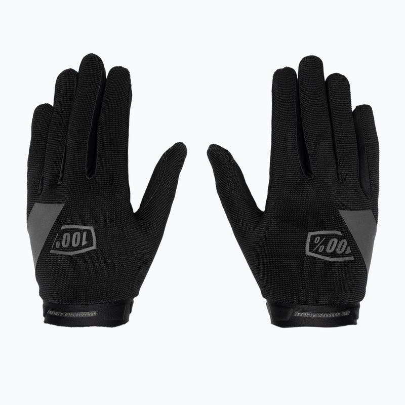 Női kerékpáros kesztyű 100% Ridecamp W black/charcoal 3