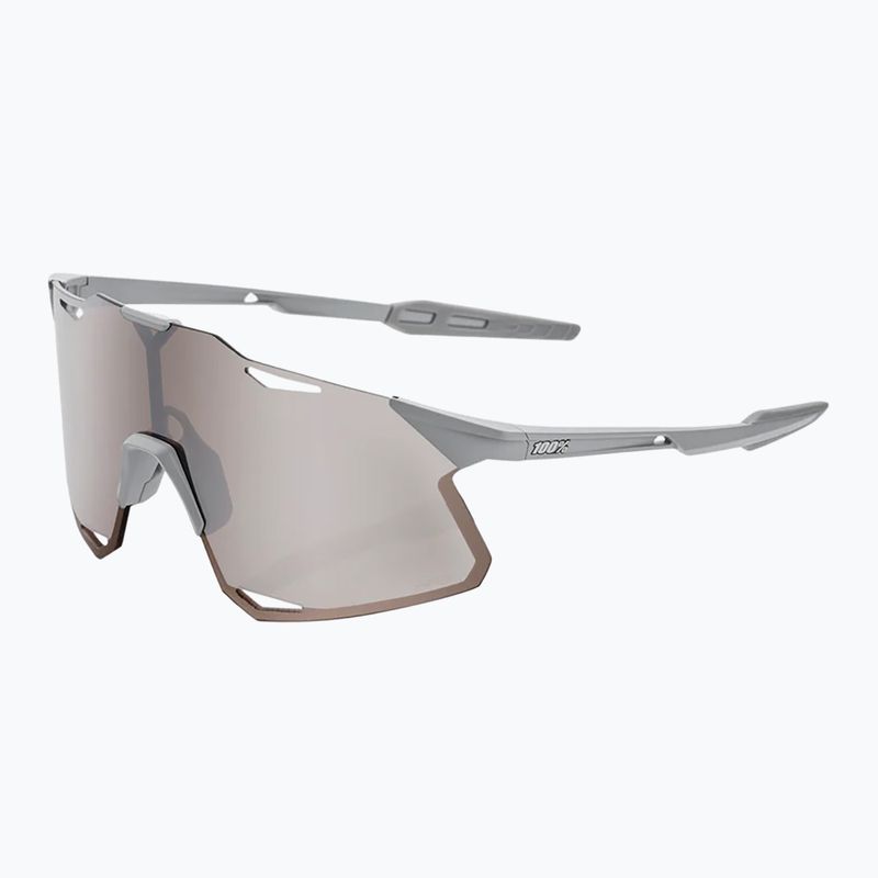 Napszemüveg 100% Hypercraft matte stone grey/hiper silver mirror