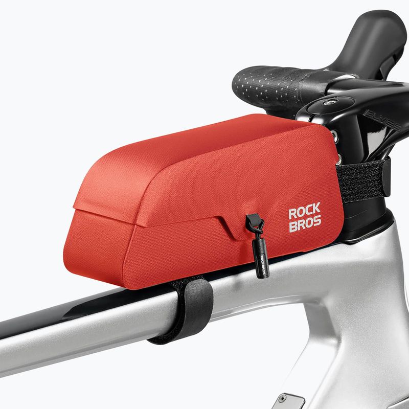 Váztáska Rockbros 30120122 Bike Tube Bag Magnetic L 0,9 l red 2