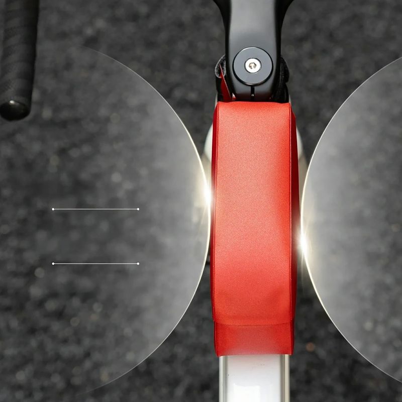 Váztáska Rockbros 30120122 Bike Tube Bag Magnetic L 0,9 l red 4