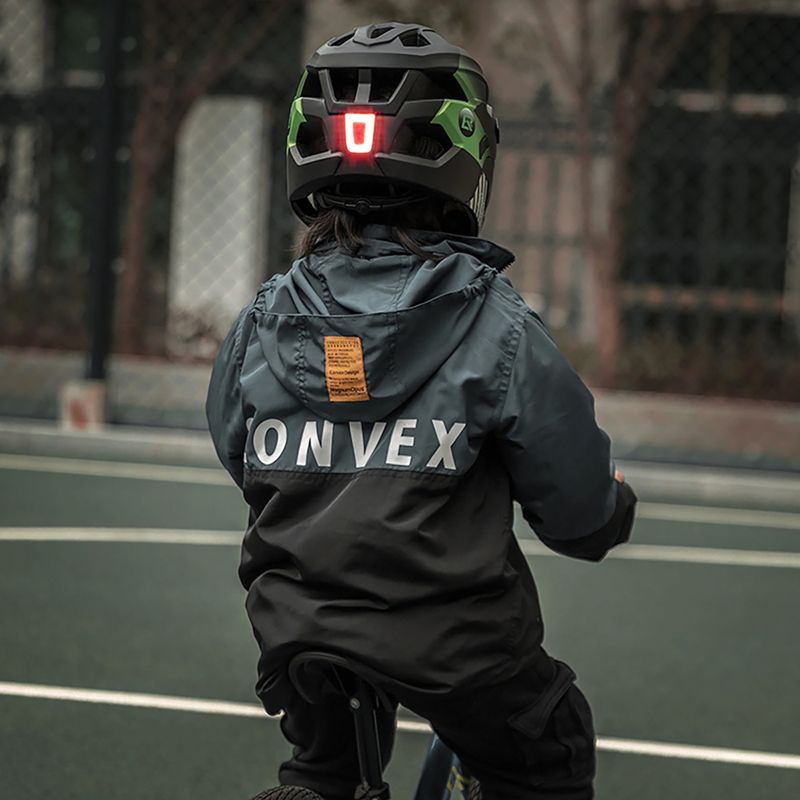 Gyerek kerékpáros sisak Rockbros 10110061003 Kids Helmet black/ti-green 4