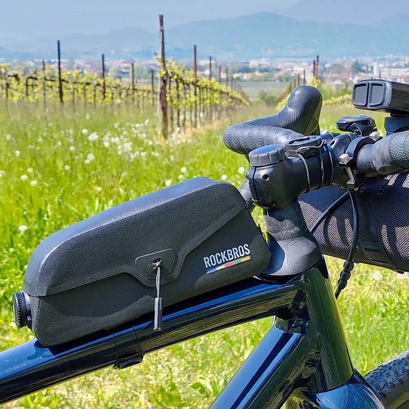 Váztáska Rockbros 30120123002 Road to Sky Frame Bag Magnetic L 0,9 l black 4