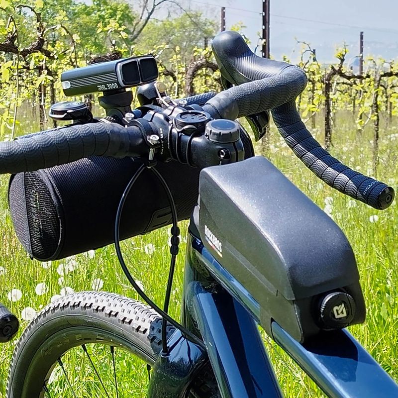 Váztáska Rockbros 30120123002 Road to Sky Frame Bag Magnetic L 0,9 l black 5
