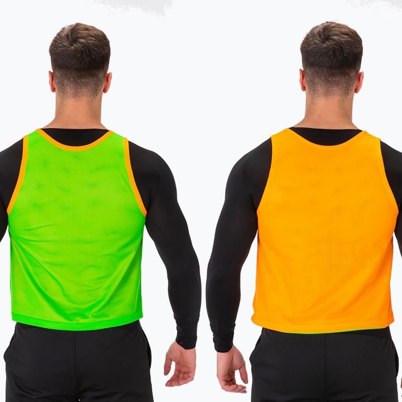 Joma Reversible Training Bib fluor narancssárga/fluor zöld labdarúgó jelölés 4