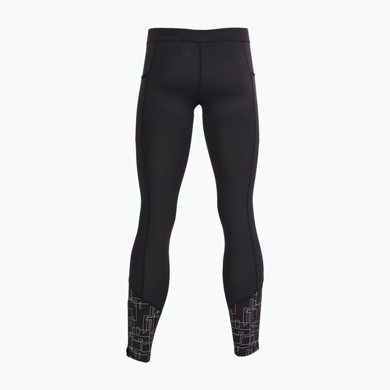 Férfi Joma Elite VIII Long Tights futó leggings fekete 101925.100 2