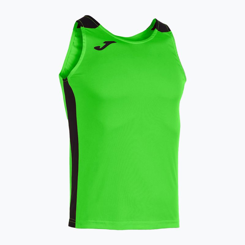 Férfi Joma Record II Tank Top fluor zöld/fekete futópóló 8