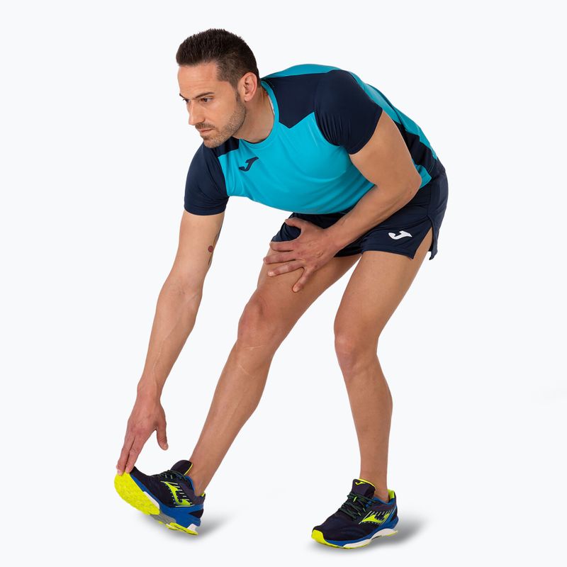 Férfi Joma Record II fluor türkiz/tengerészkék futópóló 6