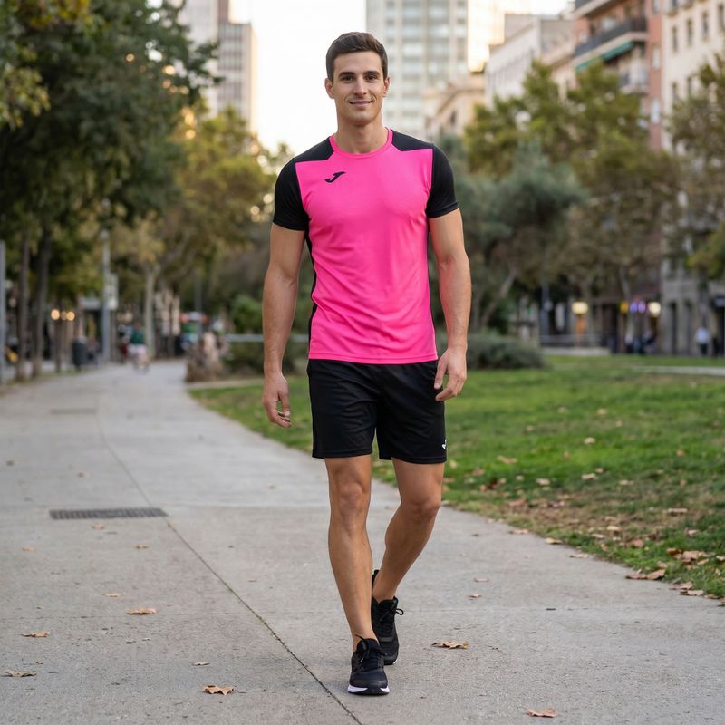 Férfi Joma Record II fluor rózsaszín/fekete futópóló 12