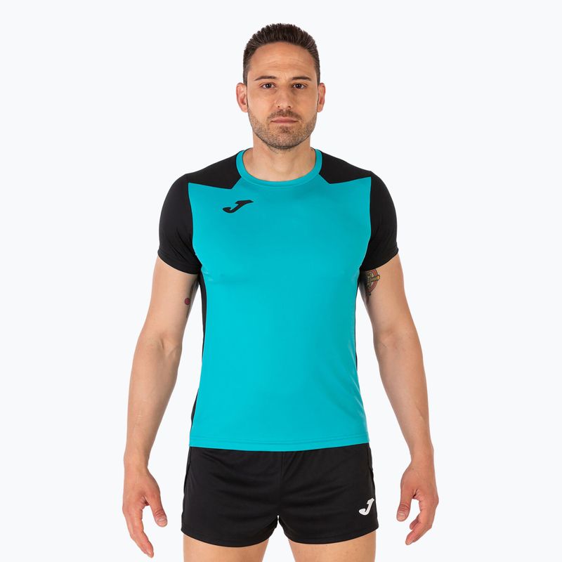 Férfi Joma Record II türkizkék fekete futópóló