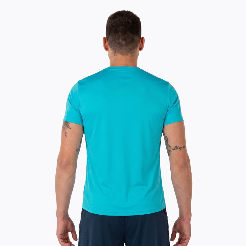 Férfi futópóló Joma Record II fluor türkiz 14