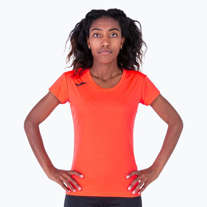 Női futópóló Joma Record II fluor coral