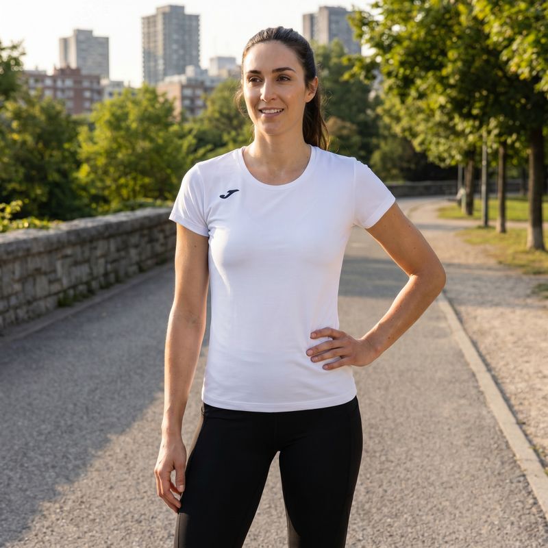 Női futópóló Joma Record II white 4