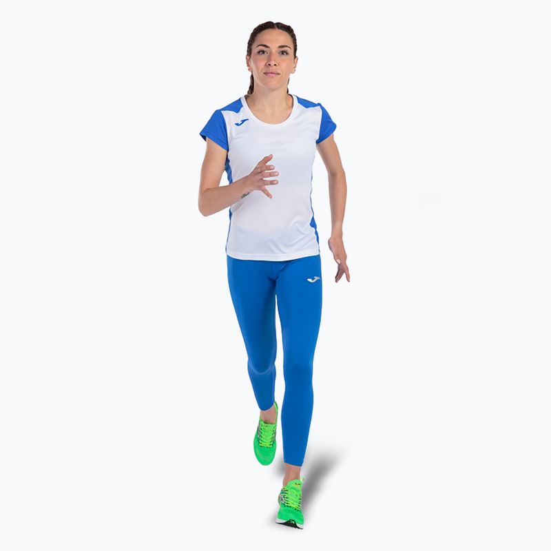Joma Record II női futópóló fehér/royal 3