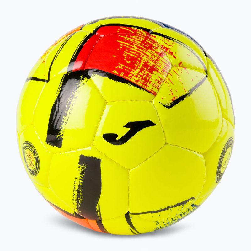 Joma Dali II fluor sárga labdarúgó méret 4 3