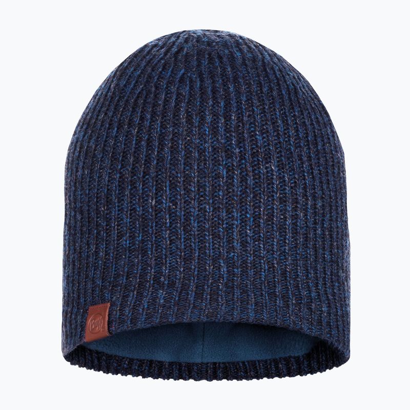 Téli sapka BUFF Knitted & Fleece Lyne night blue