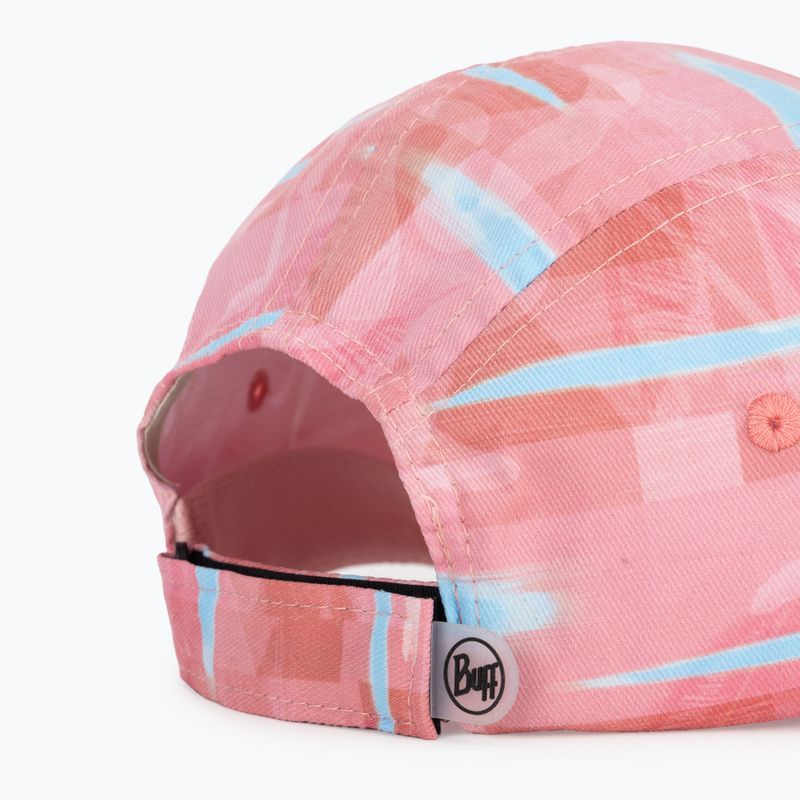 Gyerek ellenzős sapka BUFF 5 Panel heavens pink/pink 4