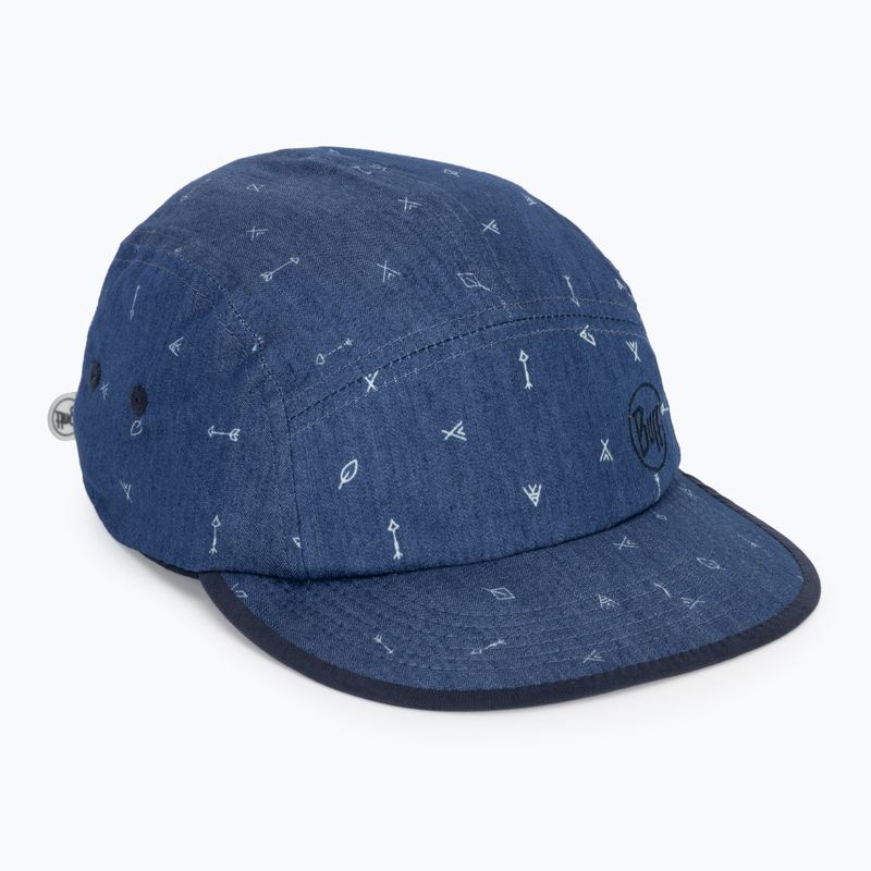 Gyerek ellenzős sapka BUFF 5 Panel arrows denim/denim