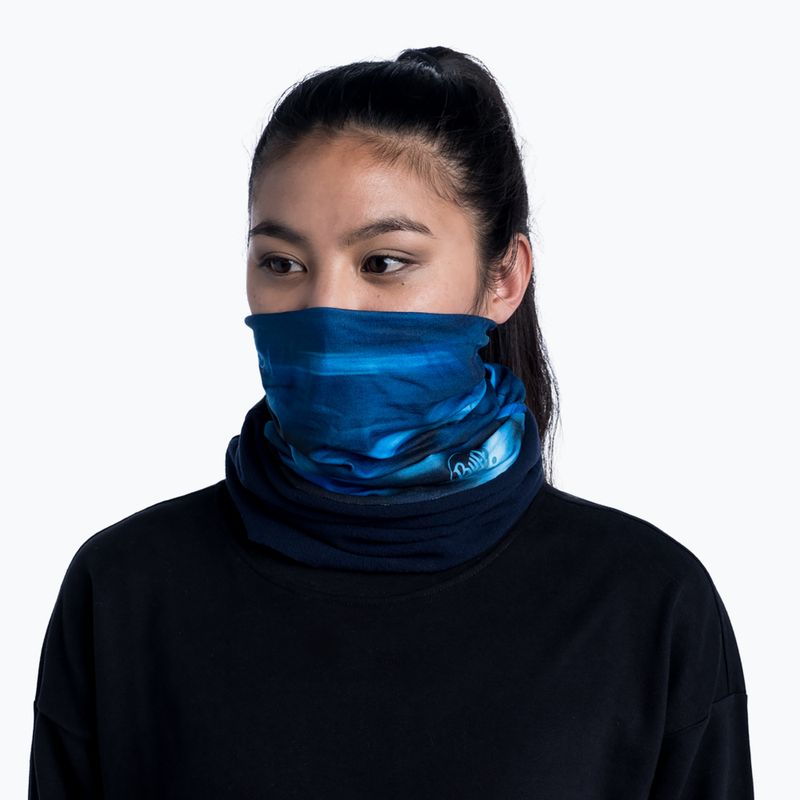 Többfunkciós heveder BUFF Polar árnyékolás kék 120898.707.10.00 5