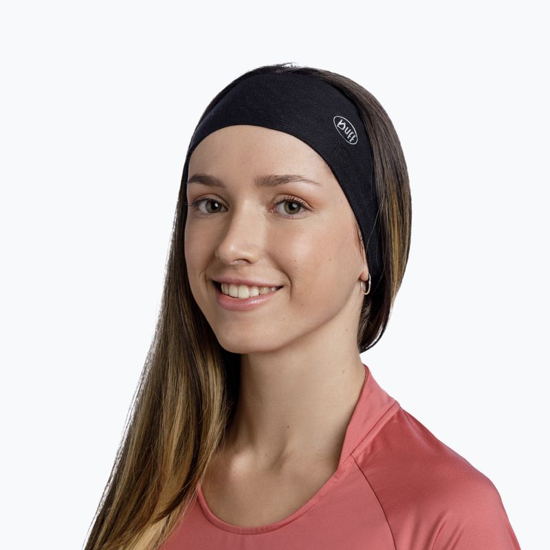 Fejpánt BUFF CoolNet UV Ellipse solid black 4