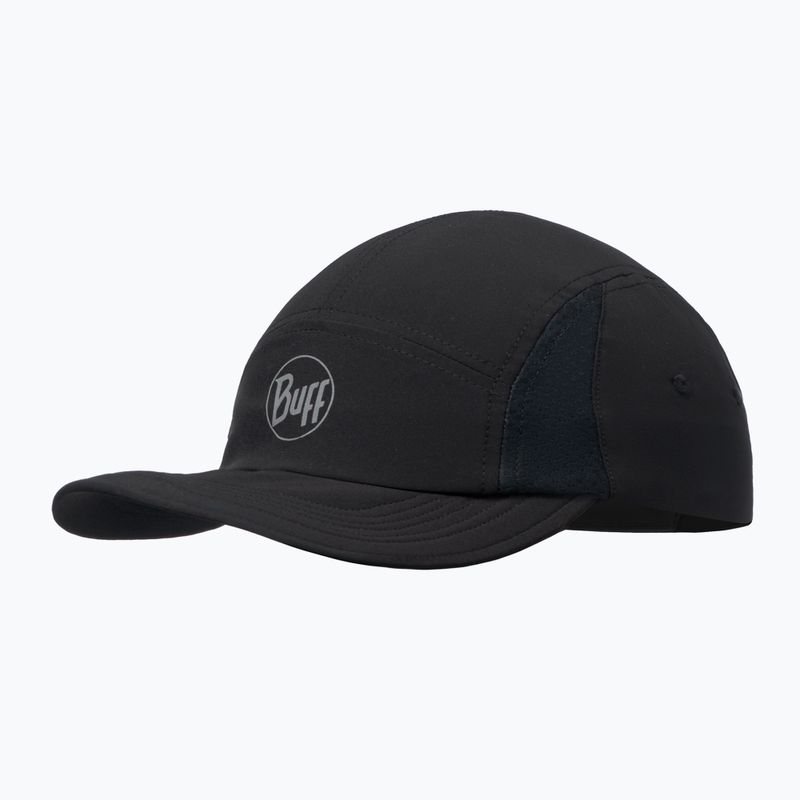 BUFF 5 Panel Go Graze egyszínű fekete baseball sapka 5