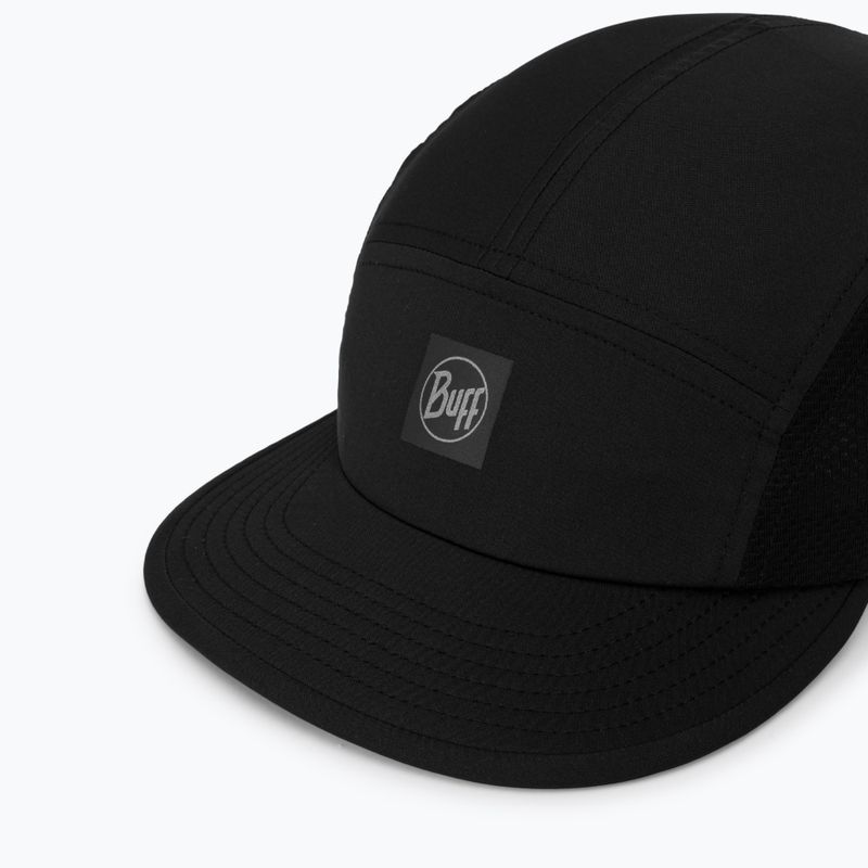 Baseballsapka BUFF 5 Panel Go solid black 3