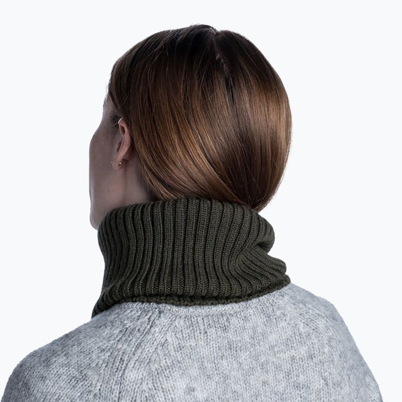 BUFF kötött nyakmelegítő Norval zöld 124244.809.10.00 8