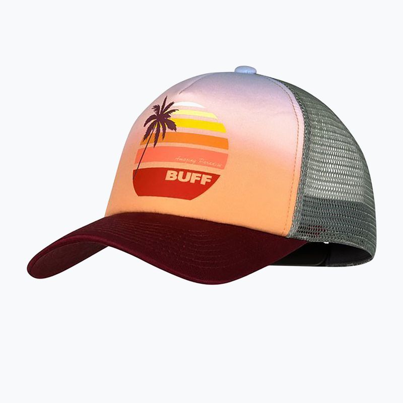 BUFF Trucker Tuke baseball sapka bordó és narancssárga 127791.555.30.00 6