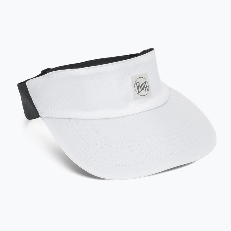 BUFF Go Visor Egyszínű fehér futószemüveg