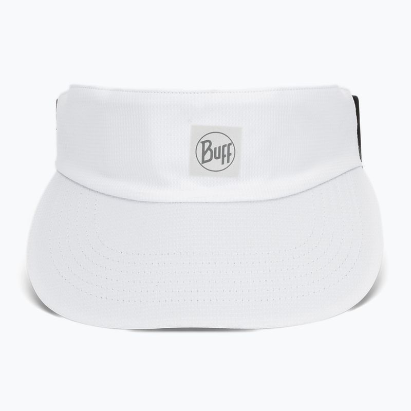 BUFF Go Visor Egyszínű fehér futószemüveg 2