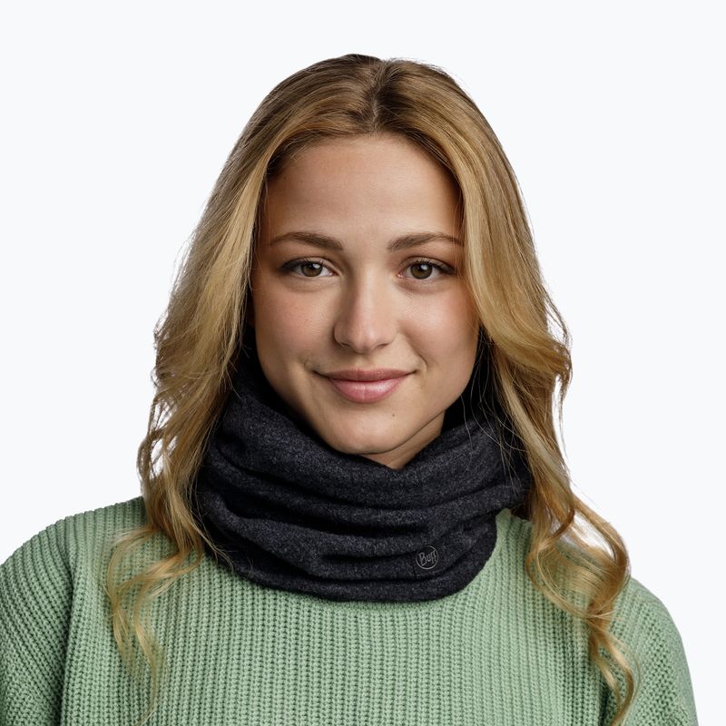 többfunkciós kendő BUFF Merino Fleece black 4