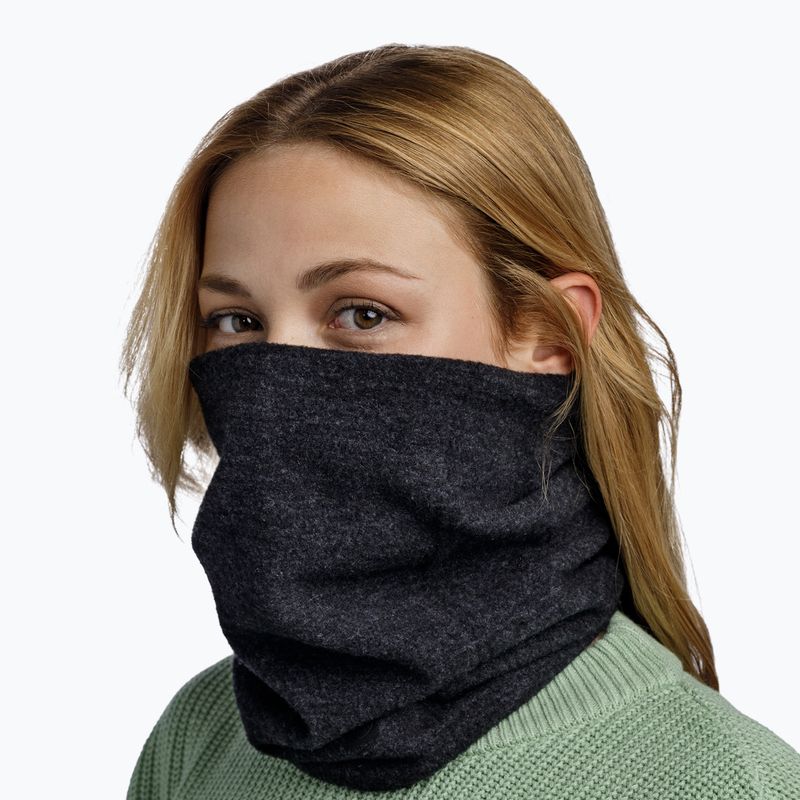 többfunkciós kendő BUFF Merino Fleece black 5