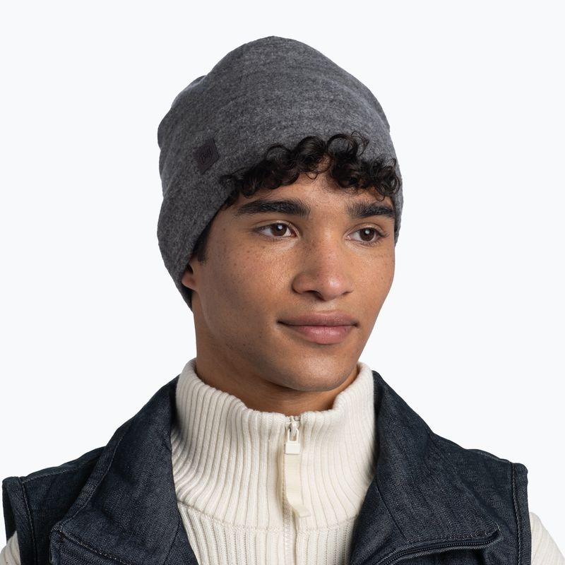BUFF Merino Fleece téli sapka szürke 2