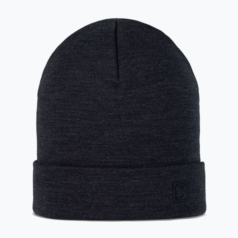 Téli sapka BUFF Heavyweight Merino Wool solid indigo