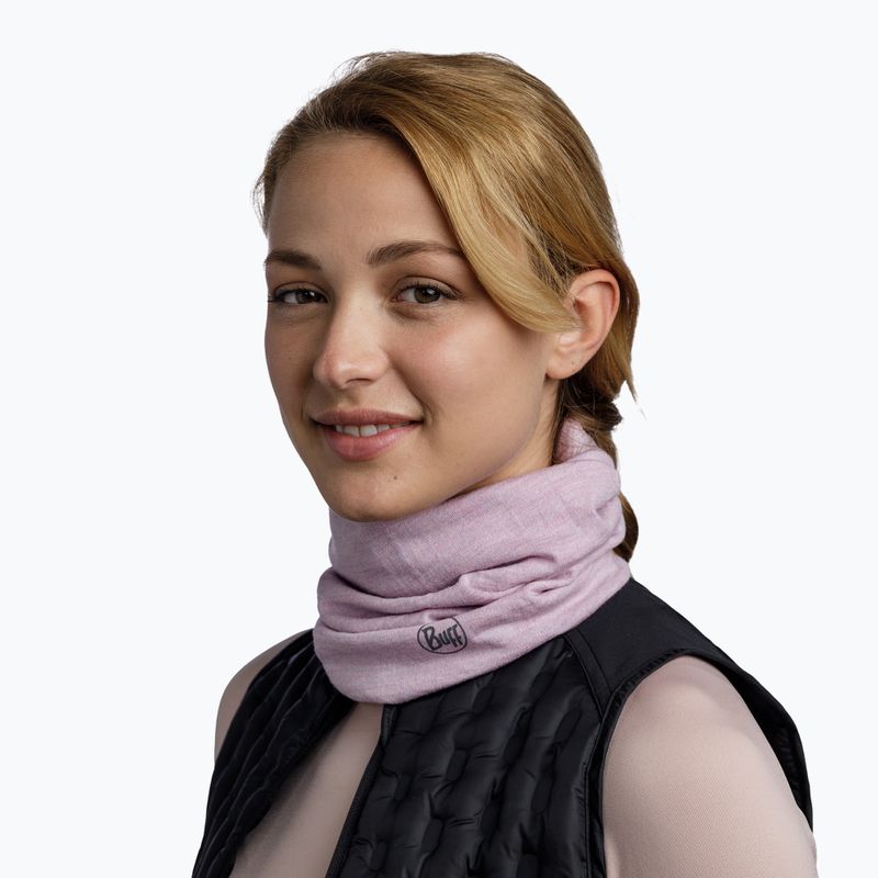 Sál BUFF Midweight Merino Wool melange lilac sand 3