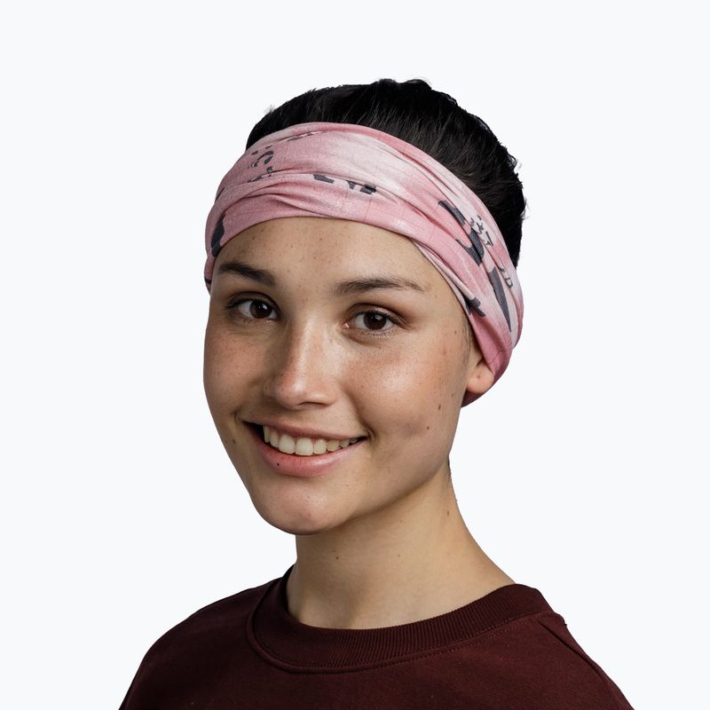 Multifunkciós csősál BUFF Original Ecostretch pale pink 4