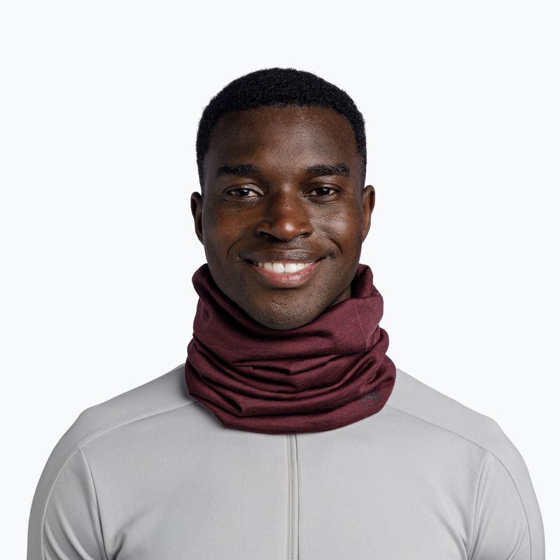 Többfunkciós kendő BUFF Lightweight Merino Wool gránát 3