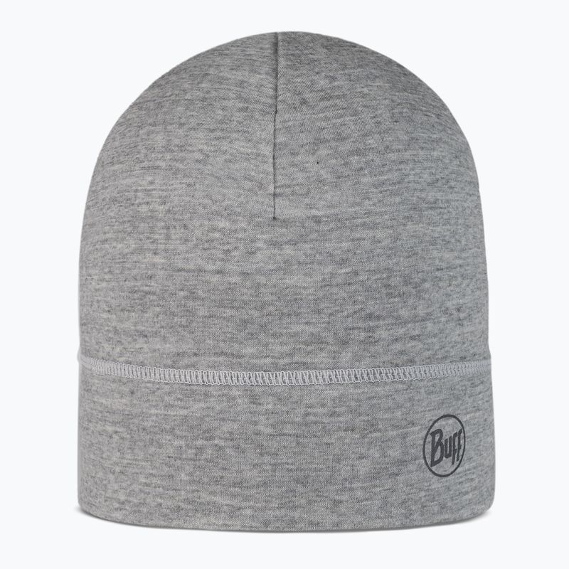 Téli sapka BUFF Lightweight Merino Wool solid light grey