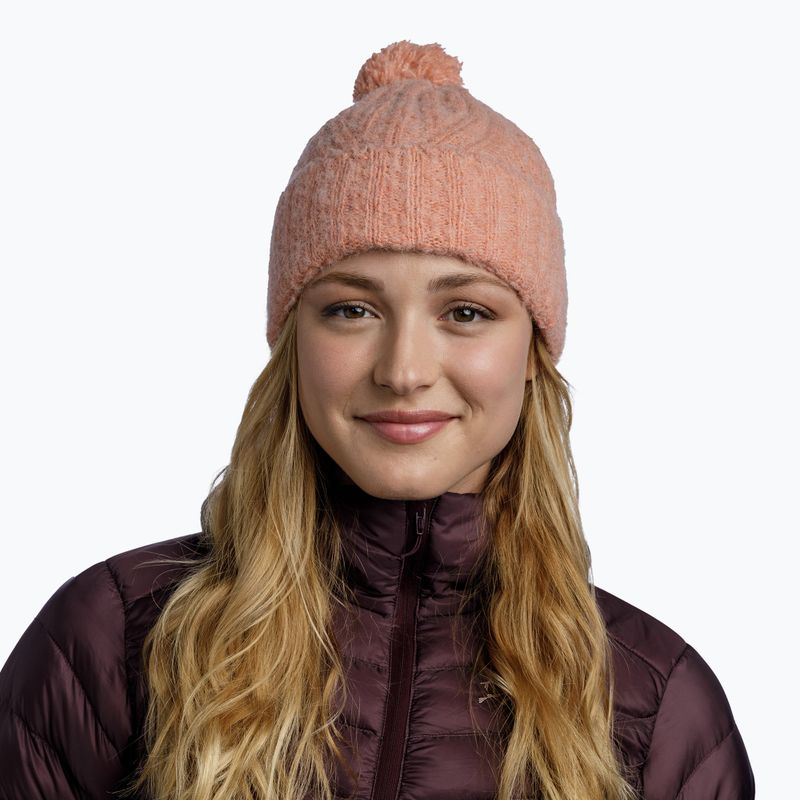 Téli sapka BUFF Knitted Nerla crimson 3