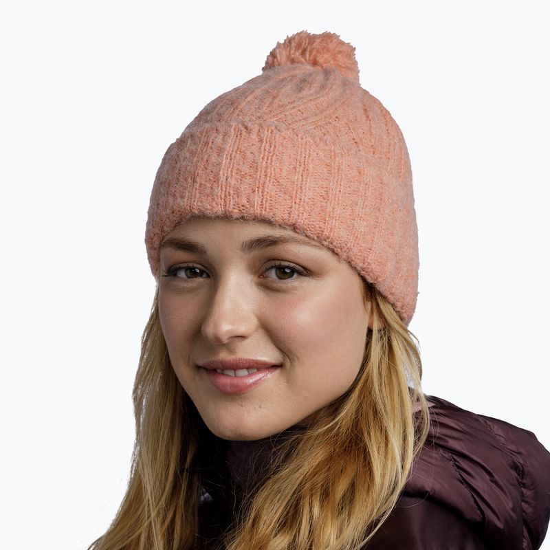 Téli sapka BUFF Knitted Nerla crimson 4