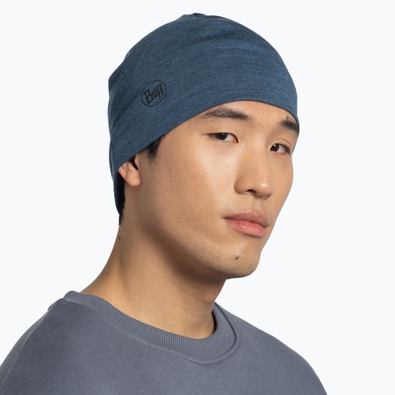 BUFF Midweight Merino gyapjú melange vihar téli sapka 4