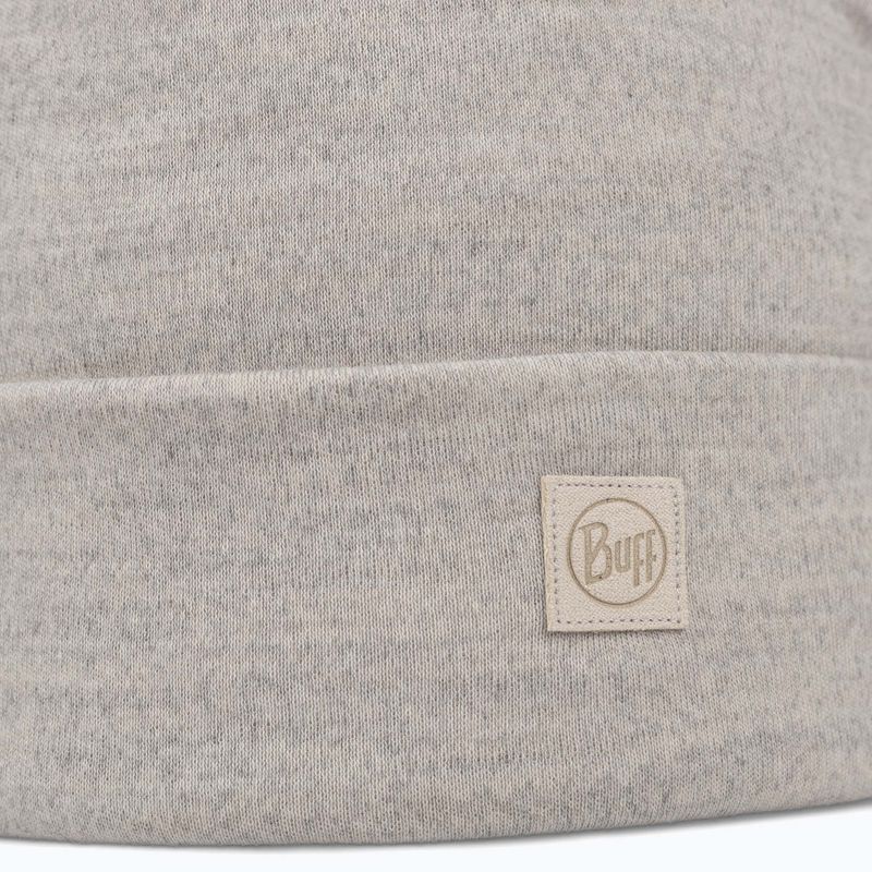 BUFF Heavyweight Merino Wool téli sapka solid cloud 2
