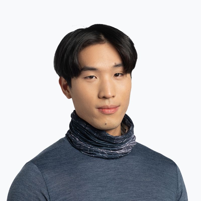 Multifunkcionális csősál BUFF Original Ecostretch gauxi night blue 2