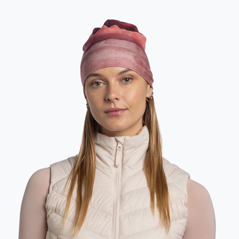 BUFF EcoStretch téli sapka lise rosewood 6