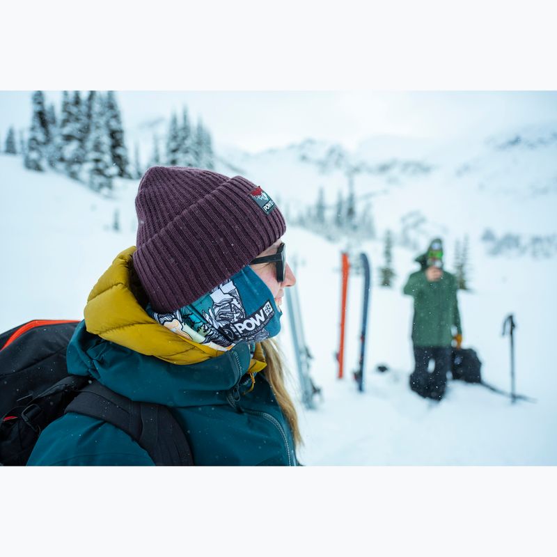 Téli sapka BUFF Knitted Rutger shadow purple 8