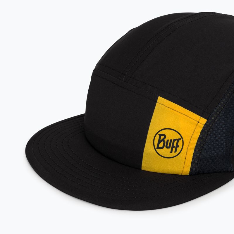 Baseballsapka BUFF 5 Panel Go logo black 3
