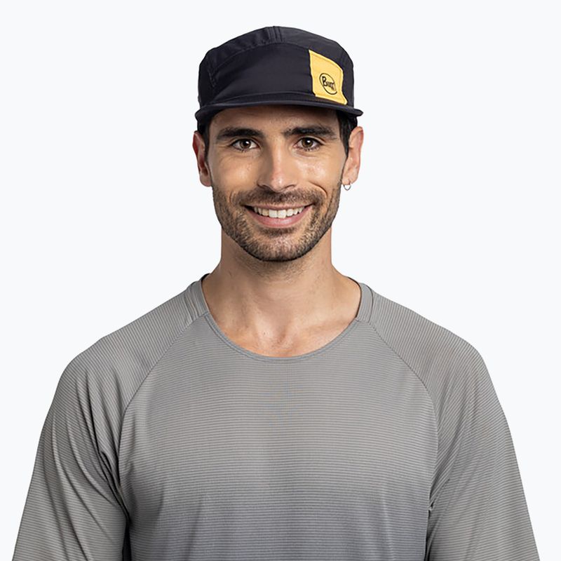BUFF 5 Panel Go Logo baseball sapka fekete 4