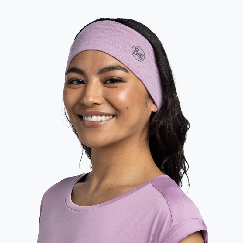 Fejpánt BUFF Lightweight Merino Wool pansy 2