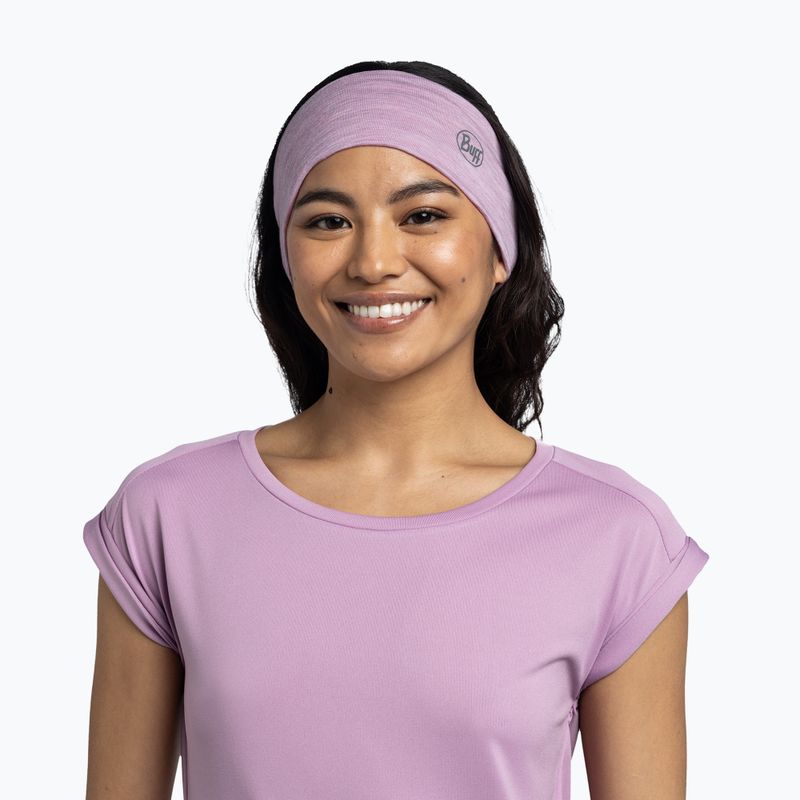 Fejpánt BUFF Lightweight Merino Wool pansy 3