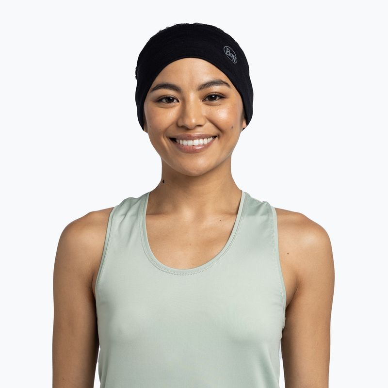 Fejpánt BUFF Lightweight Merino Wool black 3