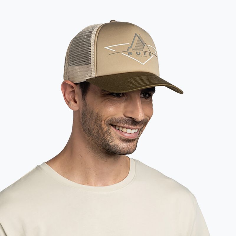 Khaki BUFF Trucker sapka 3